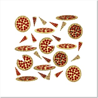 Pizza Lover's Pattern Posters and Art